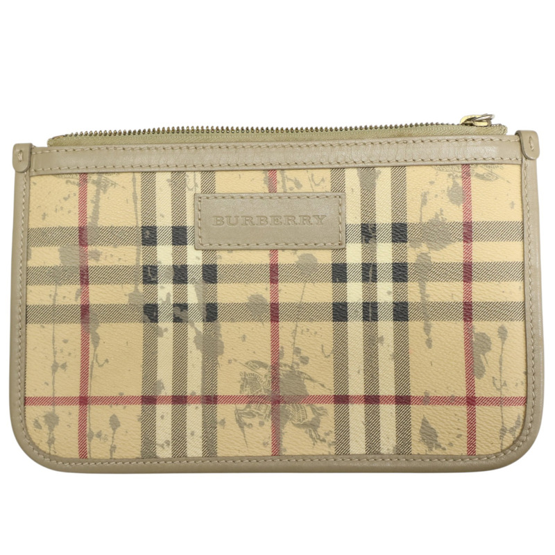 米色 經典格紋 Haymarket  帆布 Canterbury 托特包【BURBERRY 巴寶莉】-2