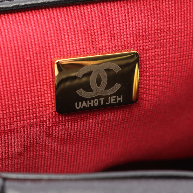 香奈兒 (CHANEL) Chanel 19 鏈條肩背包 AS3519 羊皮黑色二手-4