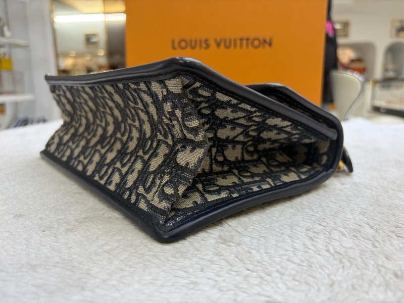 Dior 迪奥 蒙田30 老花藍色中號23年編碼有卡尺寸：25*16.5*6-5