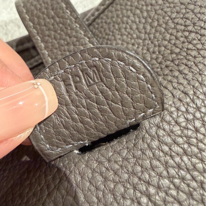 Hermes 愛馬仕Evelyne Bag GM 灰 銀釦 伊芙琳包 III 33 EV33 肩背包 斜背包 側背包-24