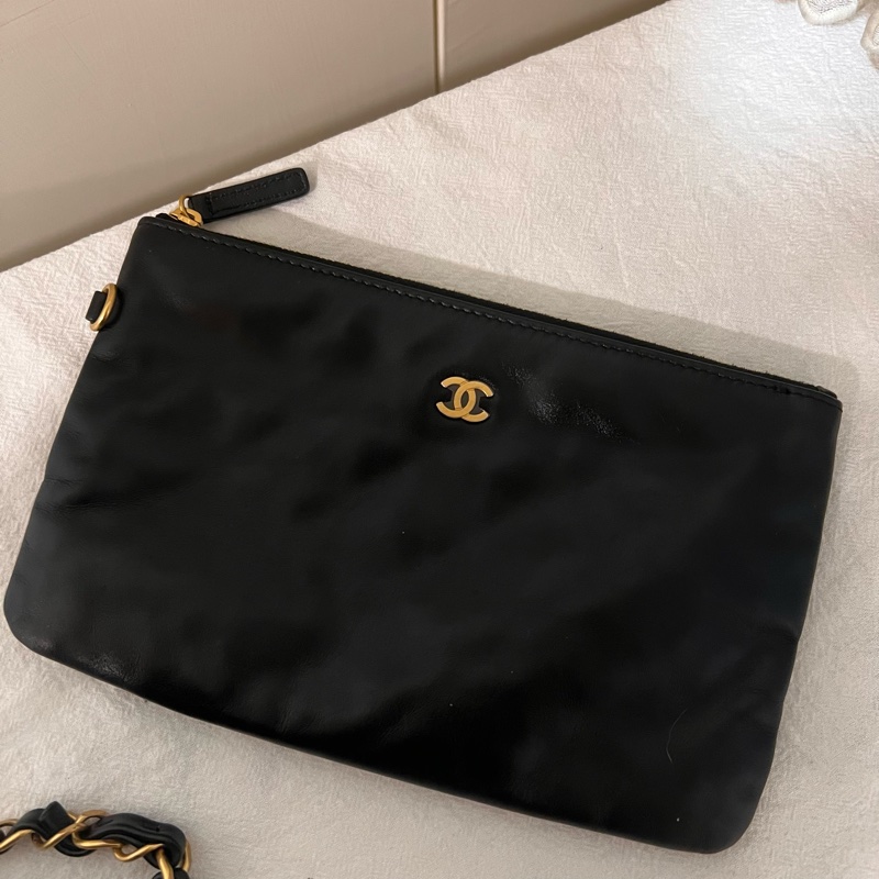 ෆ Chanel 22bag 黑金垃圾袋 小號-12