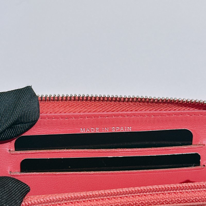 TW4844 Chanel 香奈兒 拉鏈 錢包Zipped Wallet Lambskin Pink x PHW-9