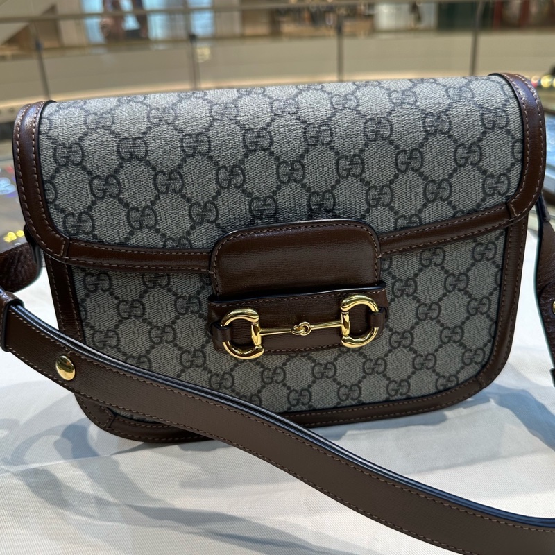 Gucci 古馳老花1955包中號 無附件-0