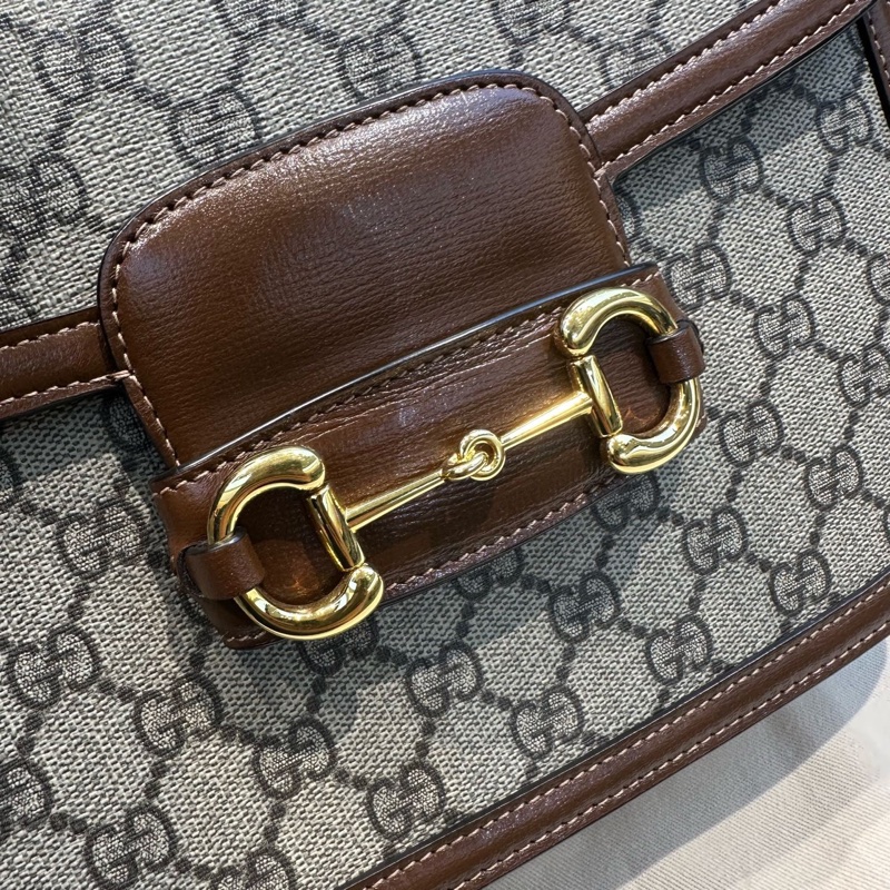 Gucci 古馳老花1955包中號 無附件-5