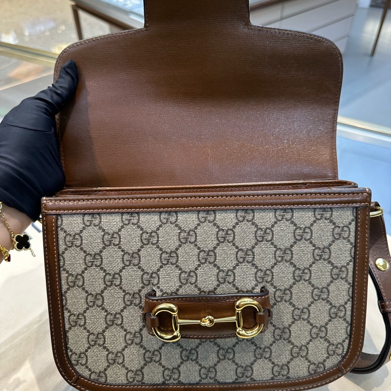 Gucci 古馳老花1955包中號 無附件-9