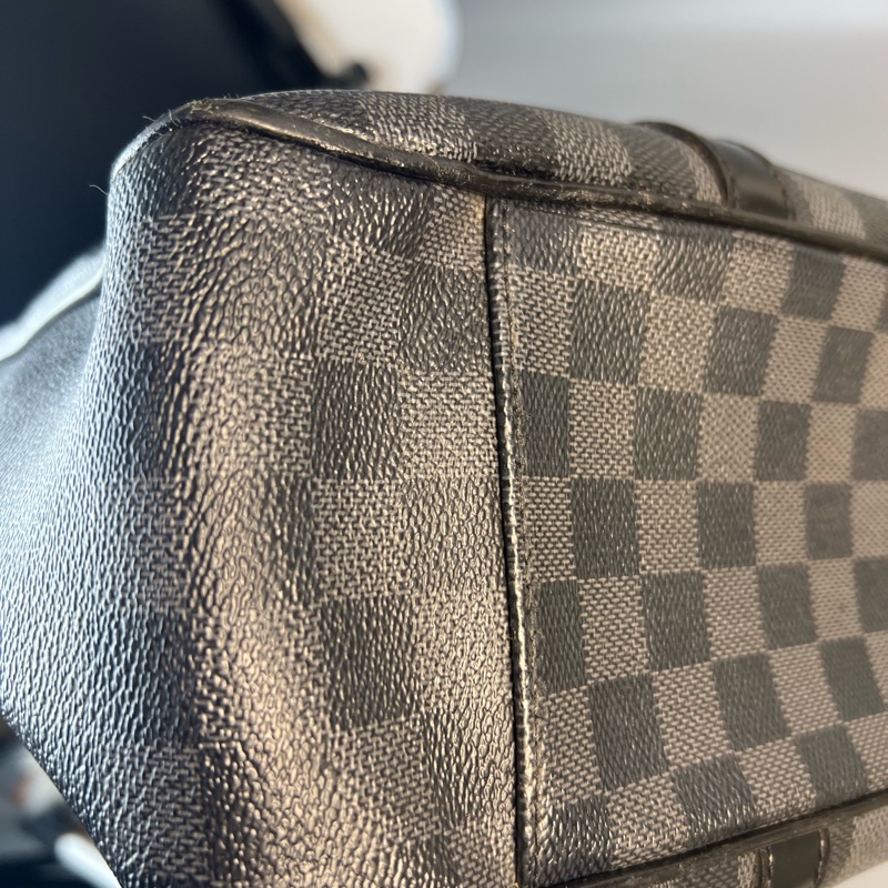 特惠價  Louis Vuitton 路易威登 黑色棋盤格男士公文包 尺寸 37x36x10-12