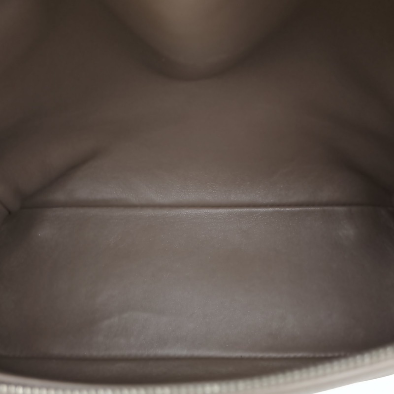 LORO PIANA L23.5徽標雙肩包大象灰牛皮-4