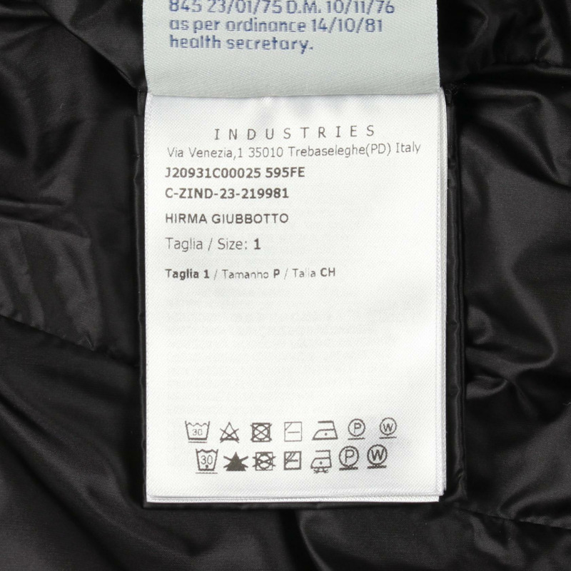 MONCLER HIRMA 連帽羽絨外套 1C00025 尼龍 黑色 #1 二手 女款-4