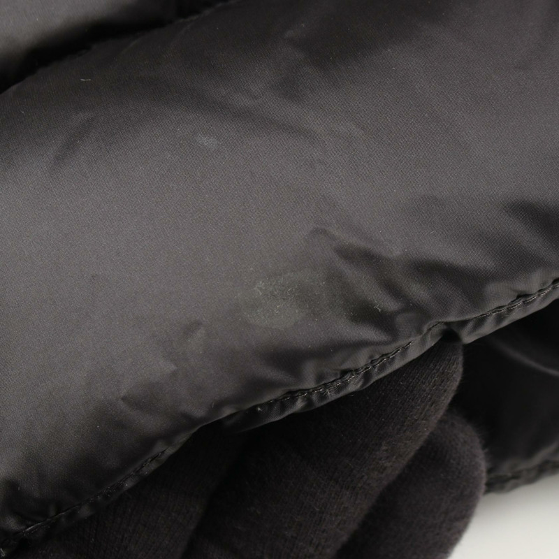 MONCLER HIRMA 連帽羽絨外套 1C00025 尼龍 黑色 #1 二手 女款-6