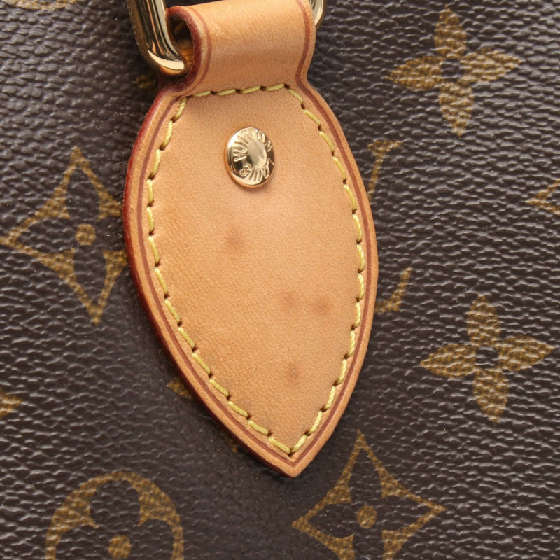 路易威登 Palermo PM 單肩手提包 M40145 Monogram 皮革 棕色 二手-7