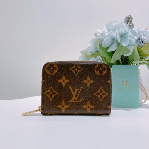 TW4850	Louis Vuitton 路易威登經典花紋拉鍊零錢包 Zippy Coin Case Monogram Canvas