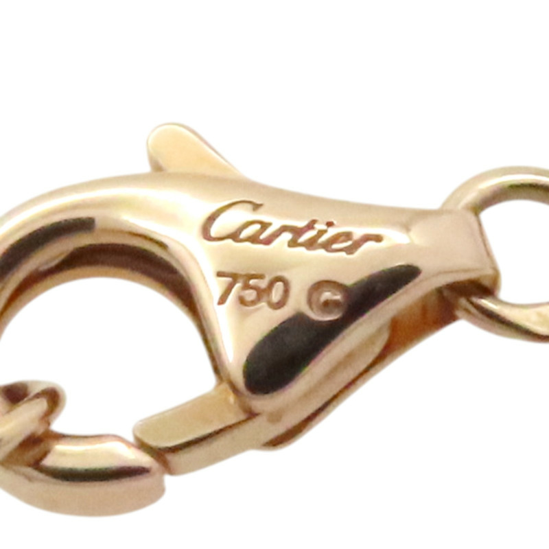 18K玫瑰金 鑽石 Double C de Cartier 項鍊【Cartier 卡地亞】 B7219300-5