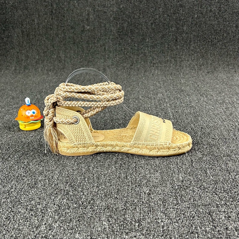 Dior迪奧草編涼鞋 尺碼:36 碼🧡-3