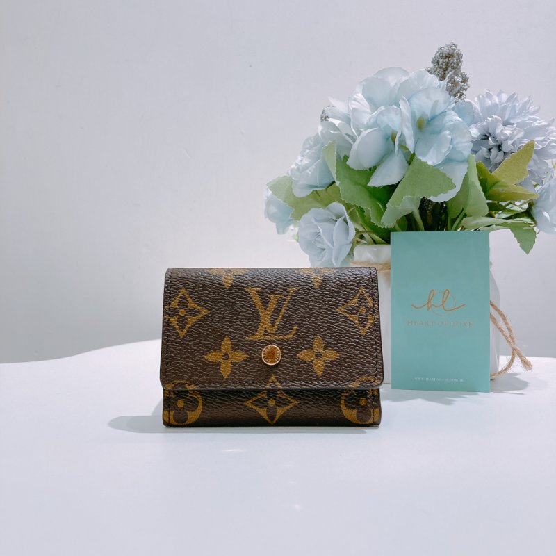 TW4851 Louis Vuitton 路易威登迷你三摺拍褸銀包 Micro Wallet Monogram Canvas-0