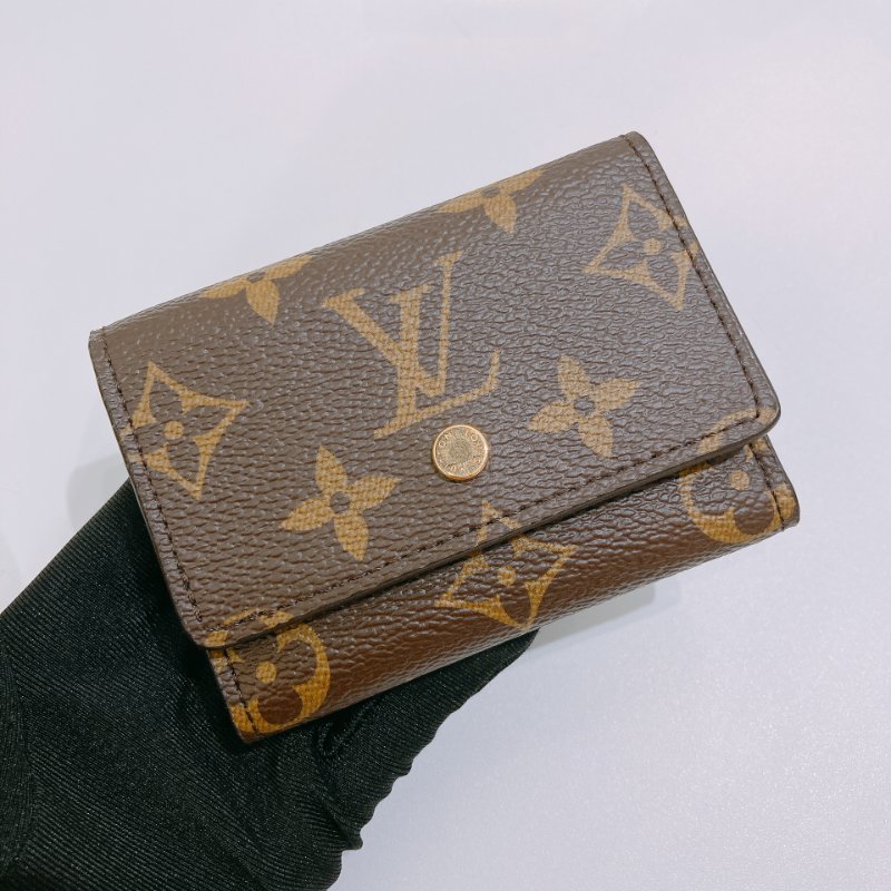 TW4851 Louis Vuitton 路易威登迷你三摺拍褸銀包 Micro Wallet Monogram Canvas-13