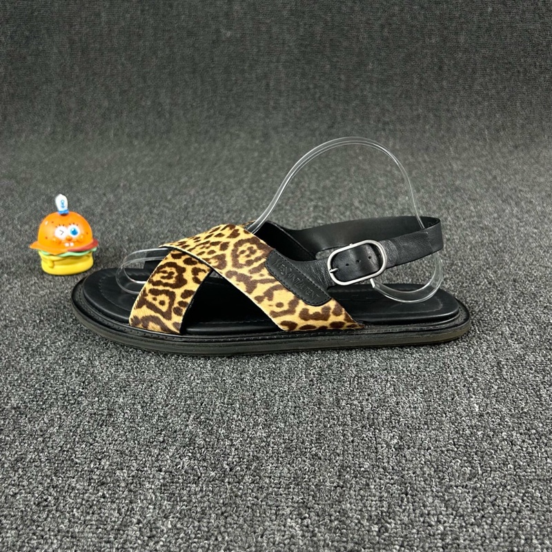 YSL聖羅蘭 豹紋涼鞋 尺碼：43 碼 🧡-2