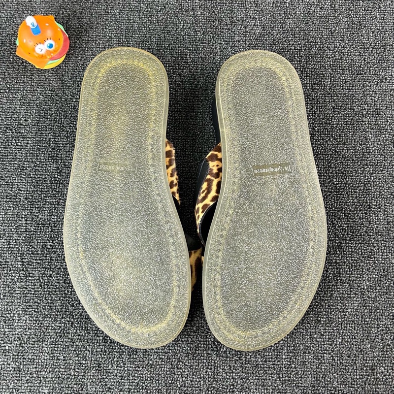 YSL聖羅蘭 豹紋涼鞋 尺碼：43 碼 🧡-6