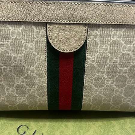 Gucci 奶茶色 鏈條包-6