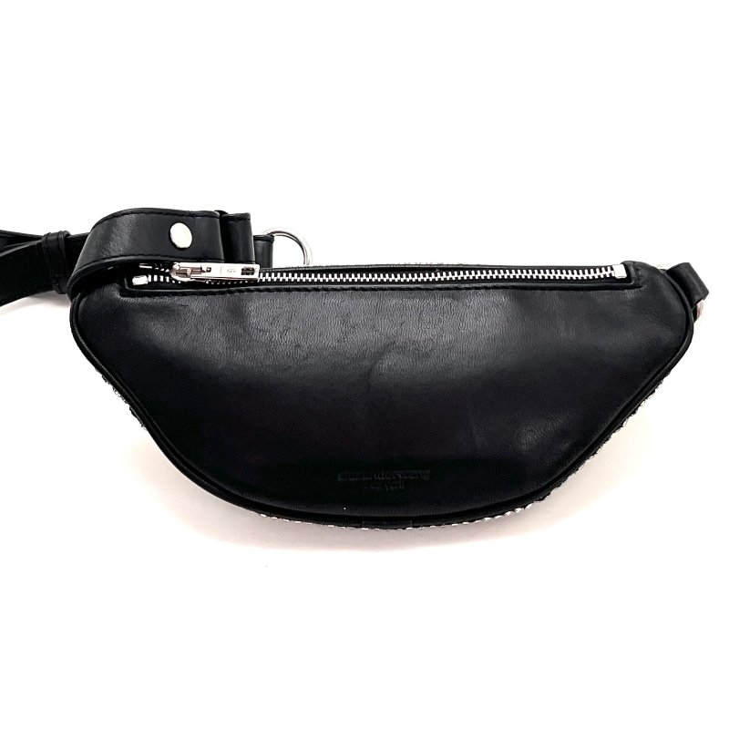 Alexander Wang 鑽石腰包 22*10*6 98新配件塵袋-5