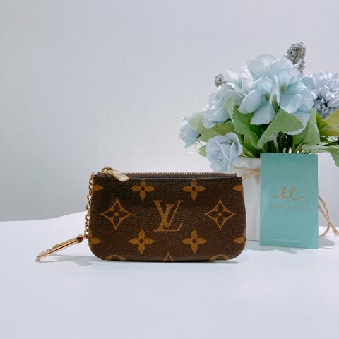 TW4852	Louis Vuitton 路易威登鎖匙包掛飾 Key Pouch Monogram Canvas Brown