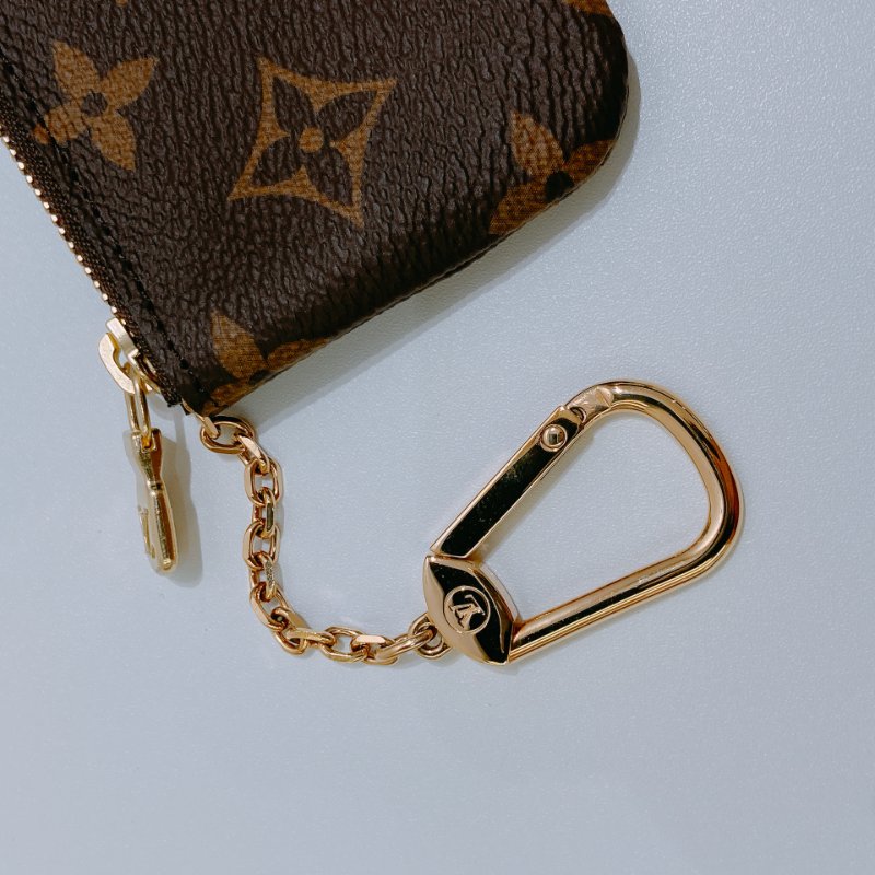 TW4852	Louis Vuitton 路易威登鎖匙包掛飾 Key Pouch Monogram Canvas Brown-6