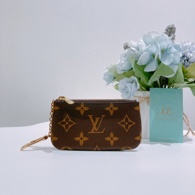 TW4852	Louis Vuitton 路易威登鎖匙包掛飾 Key Pouch Monogram Canvas Brown-9