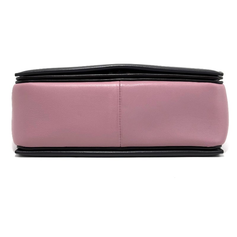 CELINE frame拼色銀扣肩背豆腐包 25*15*11 98新配件塵袋 購證-2
