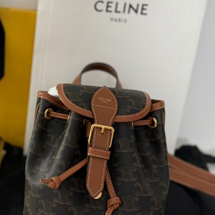 Celine老花後背包-0