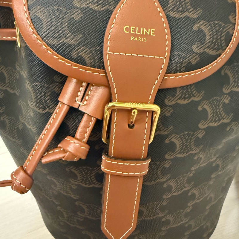 Celine老花後背包-1