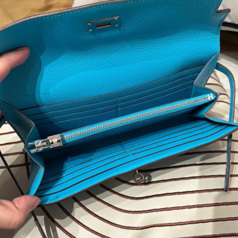 Hermes Kelly Wallet STAMP T-7