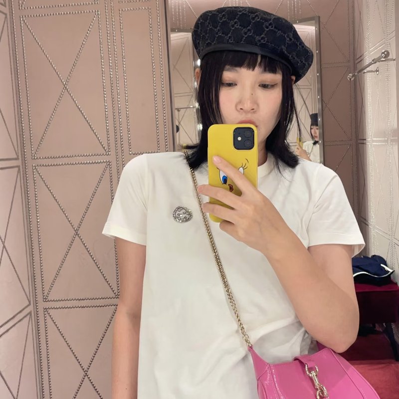 Gucci Jackie Notte鏈條包 19.5*18*13.5cm 99新配件塵袋盒子-0