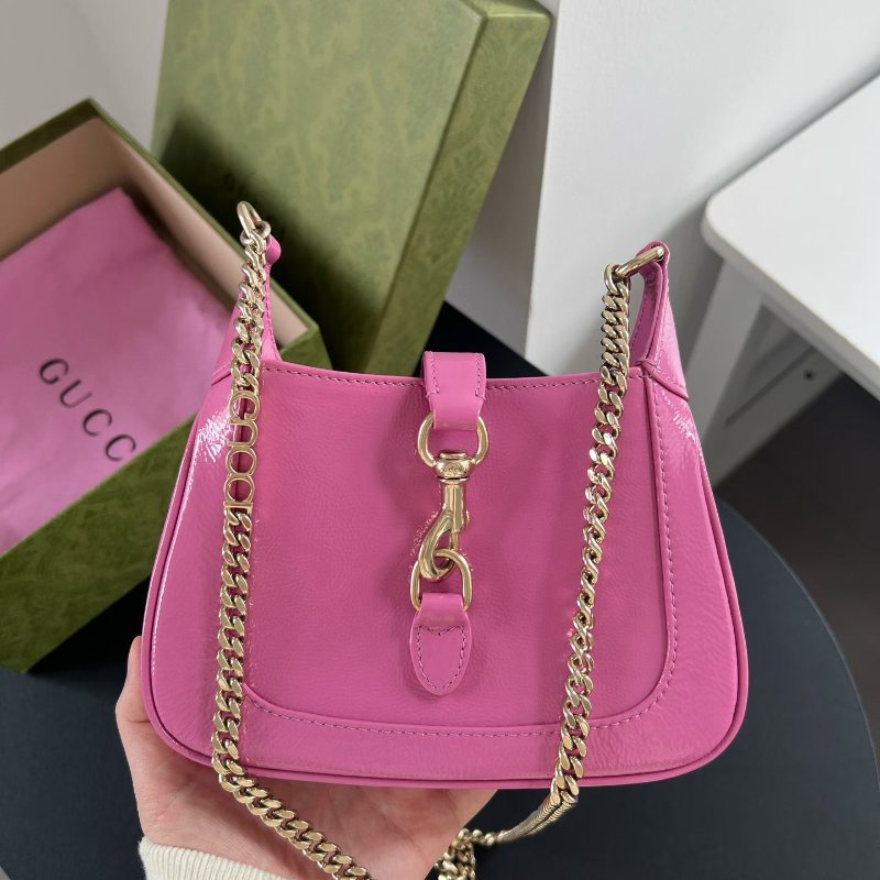 Gucci Jackie Notte鏈條包 19.5*18*13.5cm 99新配件塵袋盒子-2