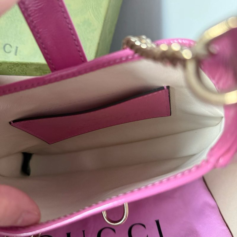 Gucci Jackie Notte鏈條包 19.5*18*13.5cm 99新配件塵袋盒子-9