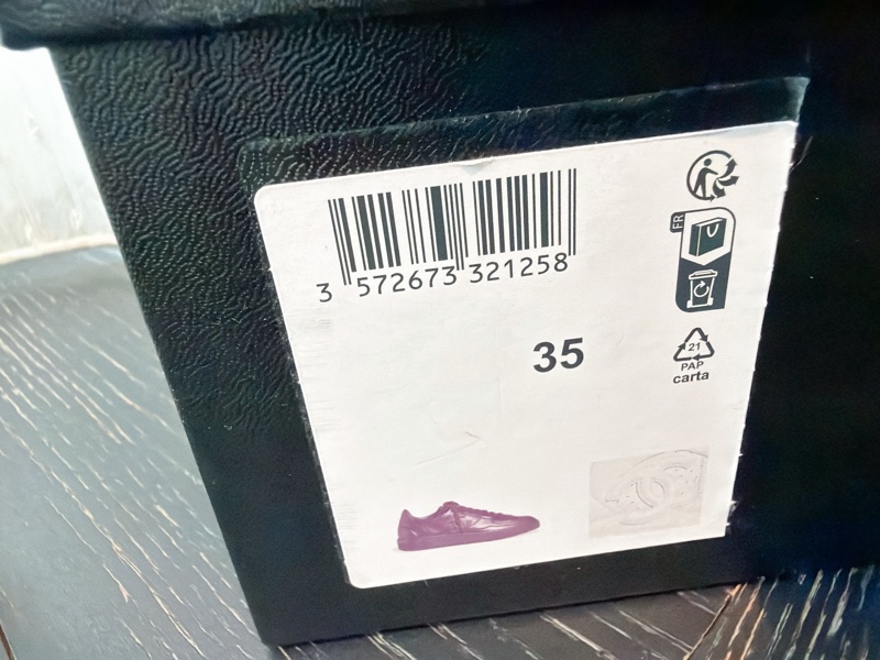 二手精品自賣❤️Chanel香奈兒空軍ㄧ號熱賣款休閒小白鞋👟35號-16