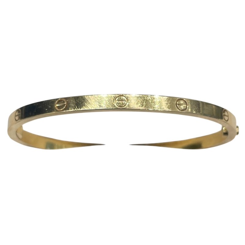 CARTIER 卡地亞 LOVE 手鐲 K18YG  SIZE:16-0