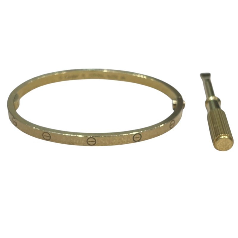 CARTIER 卡地亞 LOVE 手鐲 K18YG  SIZE:16-1