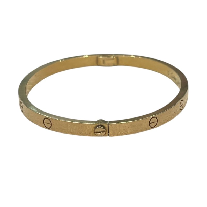 CARTIER 卡地亞 LOVE 手鐲 K18YG  SIZE:16-5