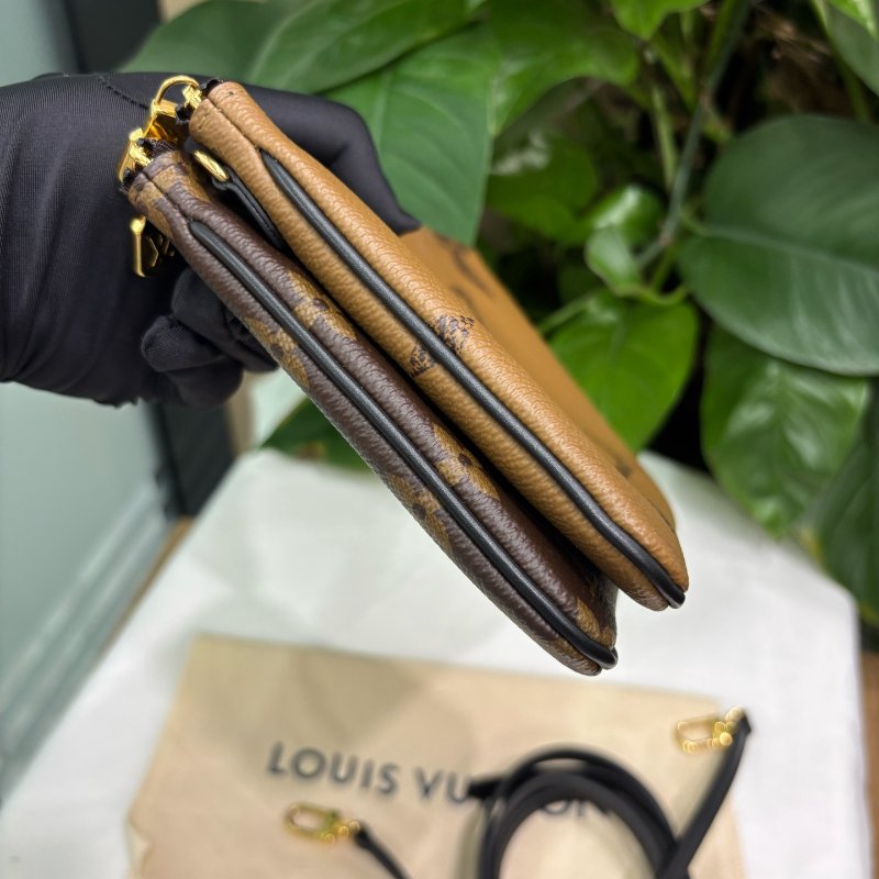 路易威登/Louis Vuitton 老花Double Zip雙麵斜背包-3
