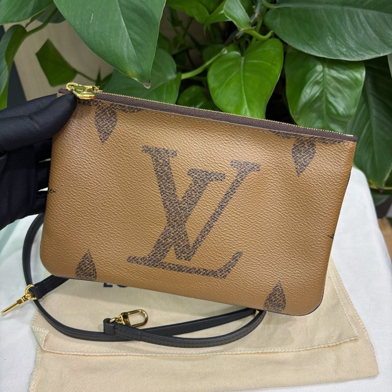 路易威登/Louis Vuitton 老花Double Zip雙麵斜背包-5