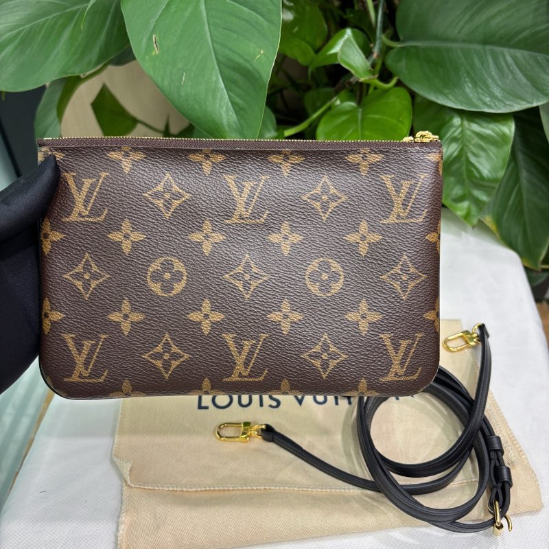 路易威登/Louis Vuitton 老花Double Zip雙麵斜背包-6
