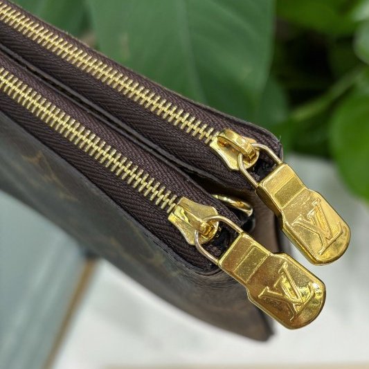 路易威登/Louis Vuitton 老花Double Zip雙麵斜背包-9
