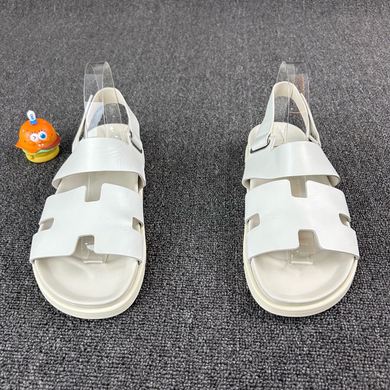 Hermes爱马仕白色二舅拖鞋 尺码:42 🧡-1