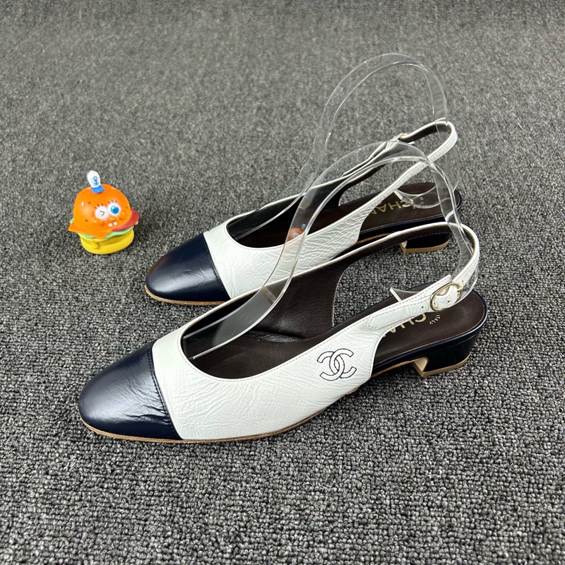 Chanel香奈兒白色25P瑪麗珍鞋 尺碼：39 🧡-0