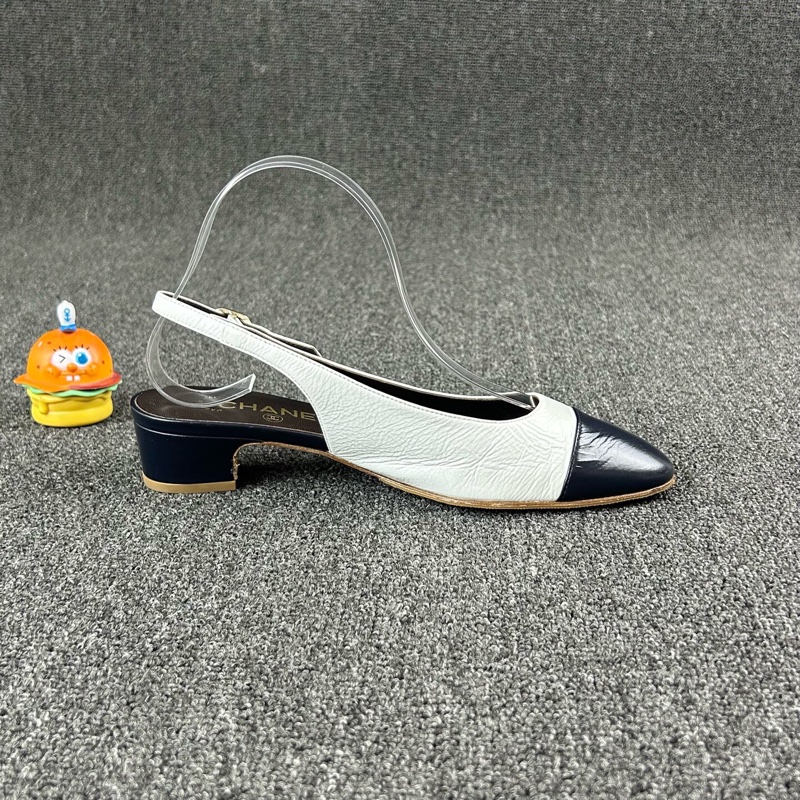 Chanel香奈兒白色25P瑪麗珍鞋 尺碼：39 🧡-3