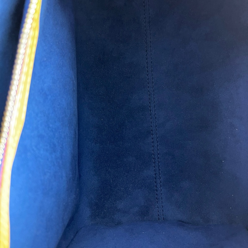 ✨99新🆕 LOUIS VUITTON SPEEDY SOFT 30雙拉鍊開合可拆卸肩帶 Monogram塗層帆布拼牛皮革單肩包手提包 女款 棕拼藍色 芯片款❤️正品保障-8