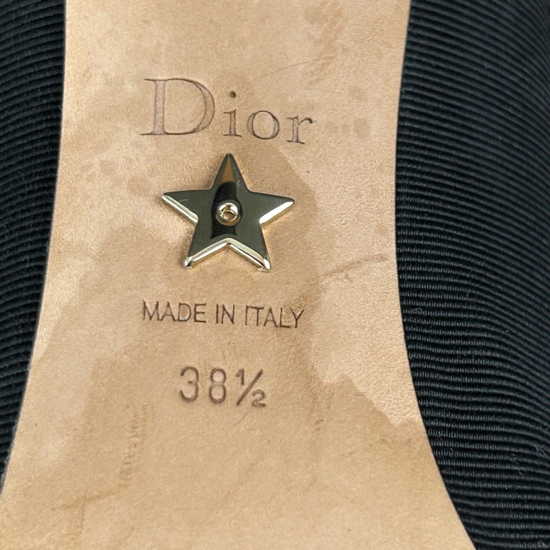 Dior迪奥黑色蝴蝶结高跟鞋 尺码:38.5 🧡-5