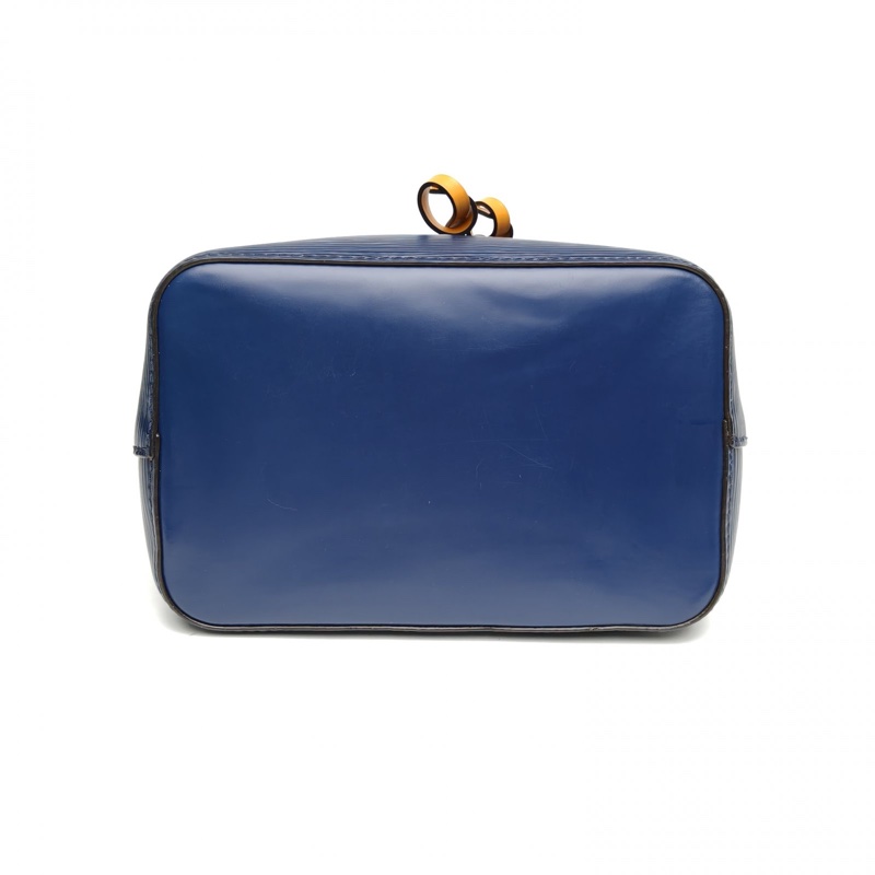 LOUIS VUITTON NÉONOÉ水桶包BB藍色水波紋牛皮銀扣肩背包-3