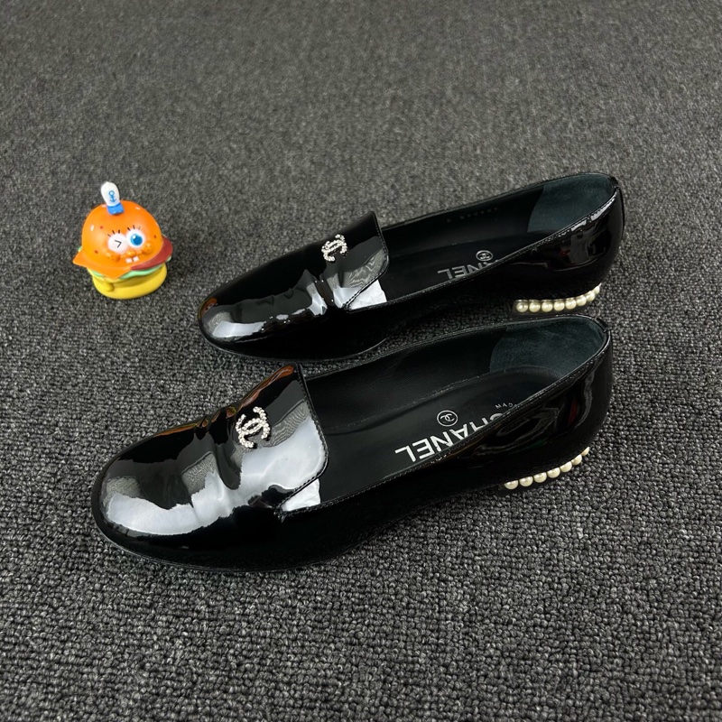 Chanel香奈兒雙C珍珠平底鞋 尺碼：36 碼🧡-0