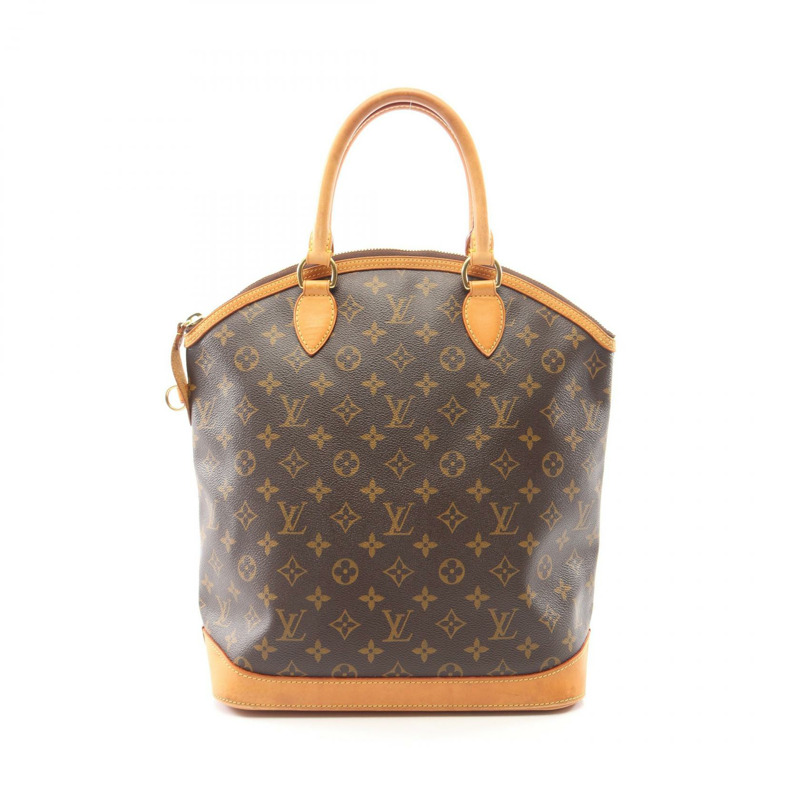 路易威登 Lockit 垂直手提包 M40103 Monogram 皮革棕色二手女士-0