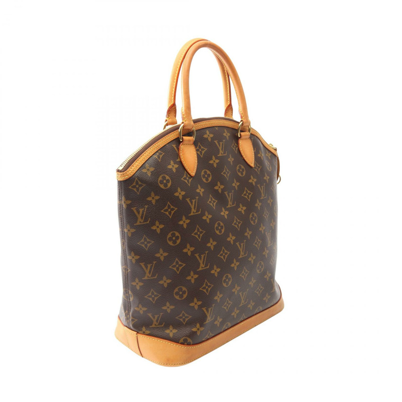 路易威登 Lockit 垂直手提包 M40103 Monogram 皮革棕色二手女士-1